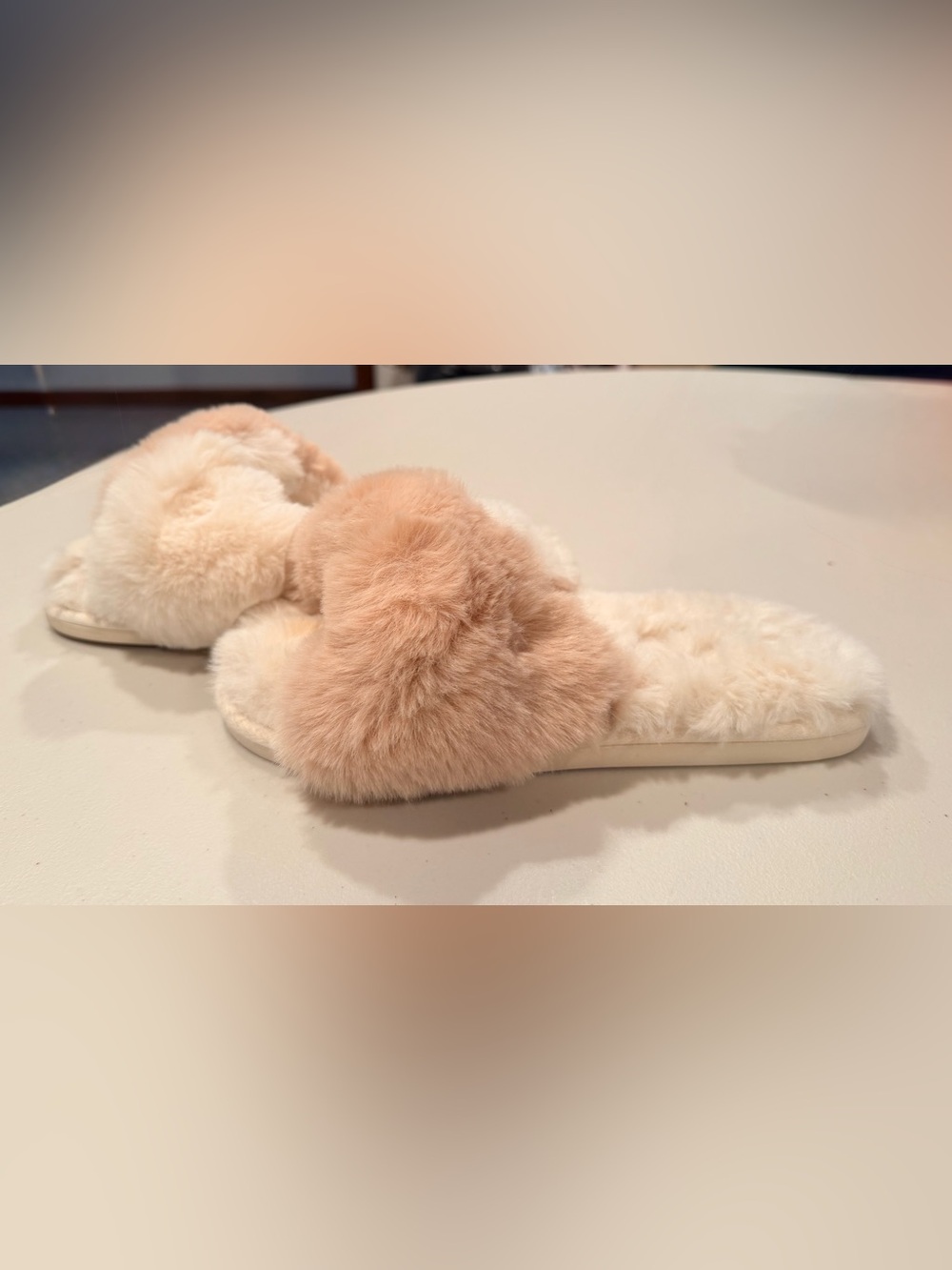 SHIRALEAH | ladies cross-band slippers. Size: L/XL 9-11. - Picture 12 of 12